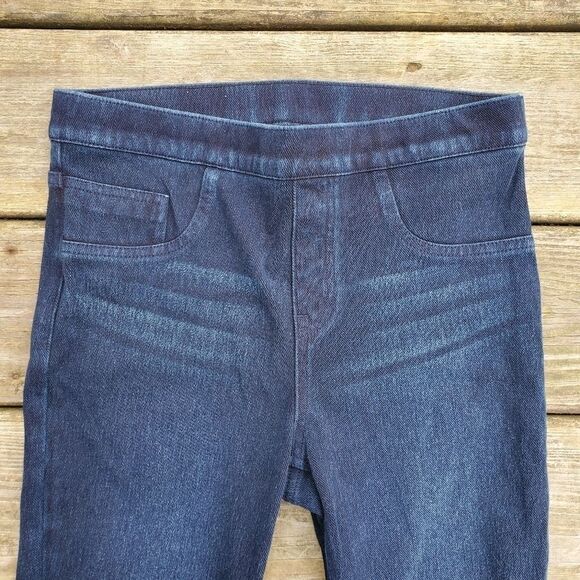 SPANX Jean-ish Leggings Blue Jean Style Skinny Jeans Jeggings Sample Size Medium - Picture 4 of 8